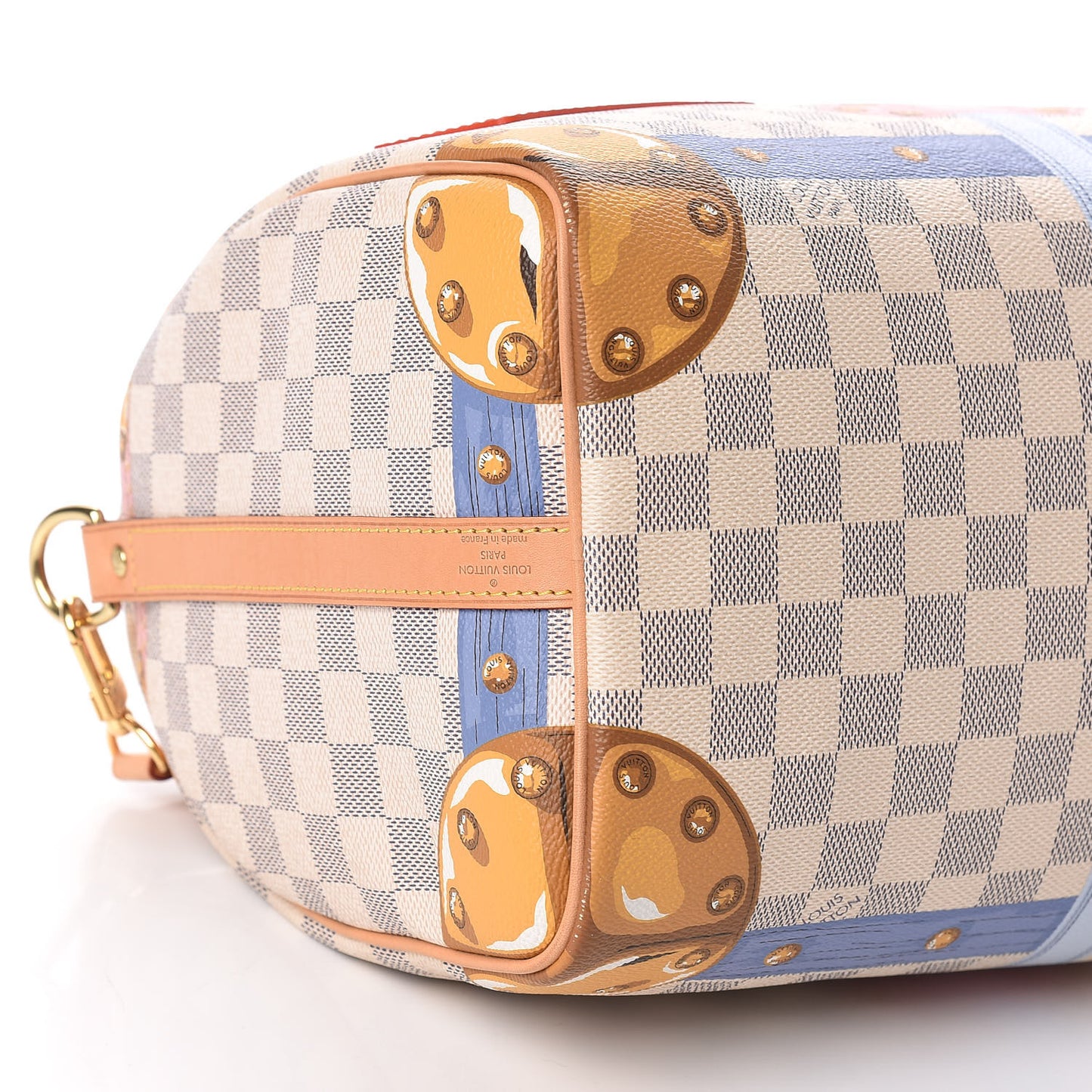 Damier Azur Summer Trunks Speedy Bandouliere 30