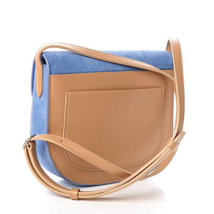 Celine Suede Small Trotteur Porcelain 2 of 9
