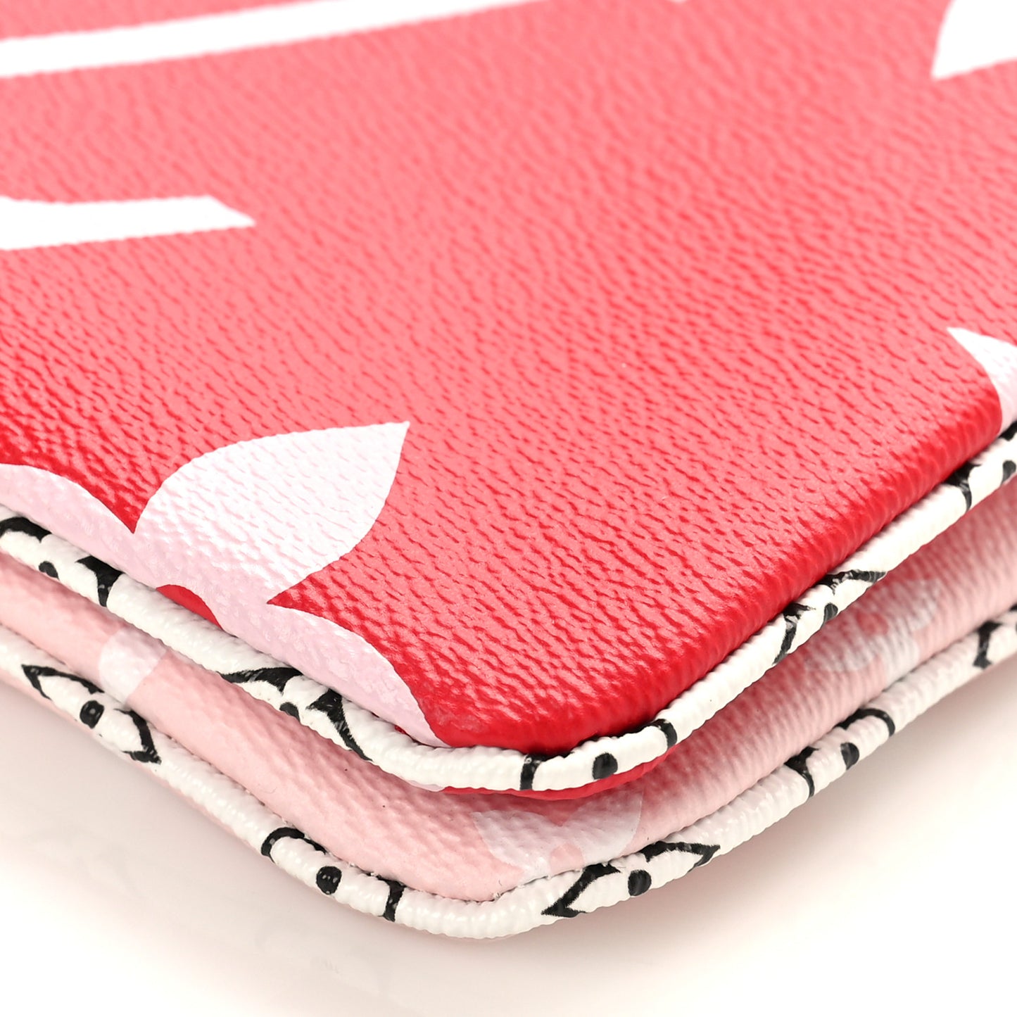 Monogram Giant Double Zip Pochette Rouge