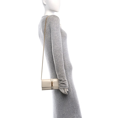 Gucci Calfskin Jackie 1961 Chain Wallet Mystic White 2 of 12