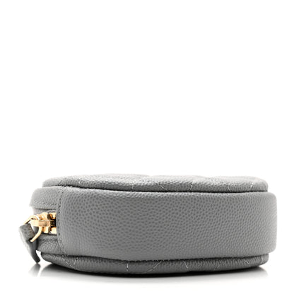 Chanel Caviar Quilted Zip Around Classic Coin Purse Grey 4 of 8