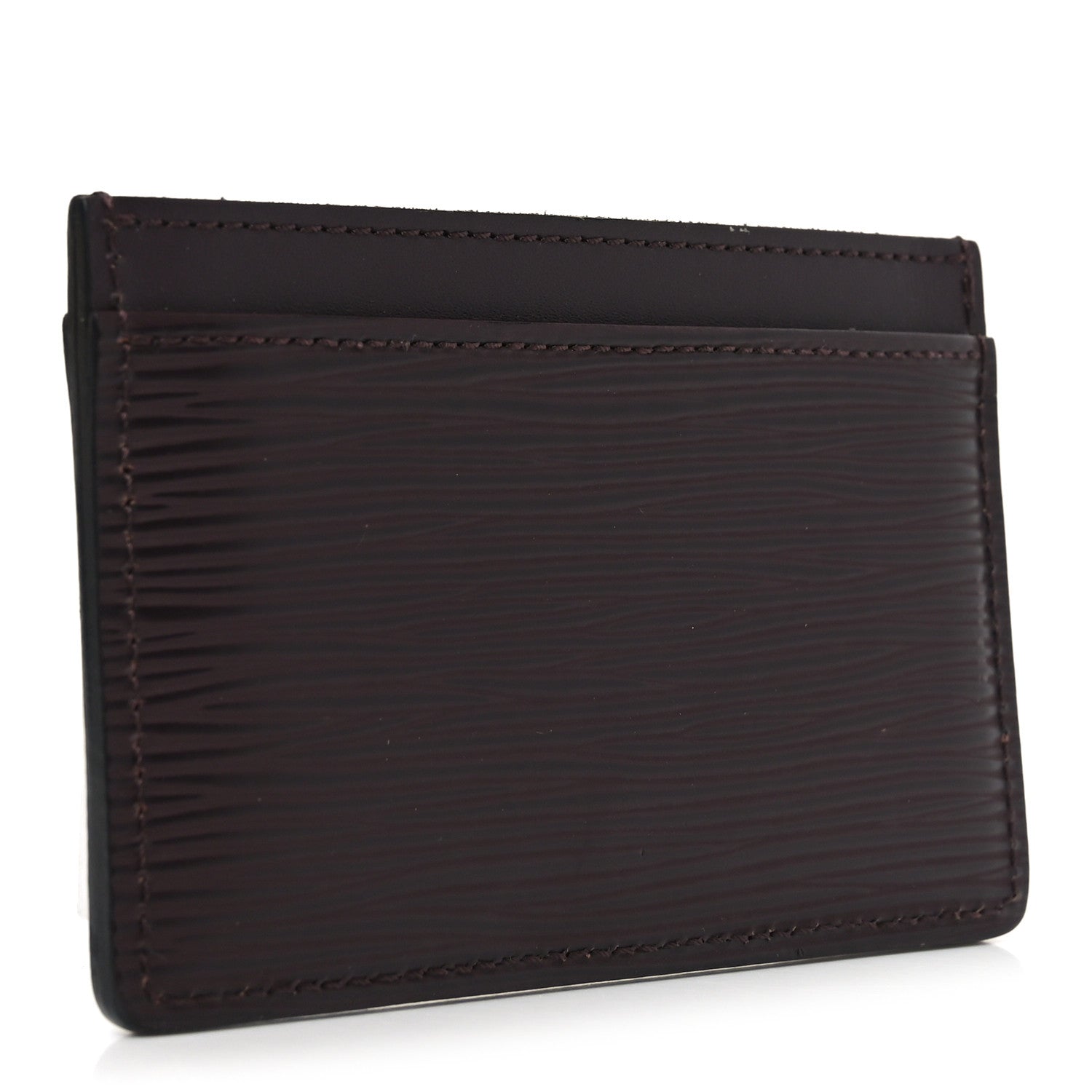 Louis Vuitton Epi Card Holder Moka 3 of 7