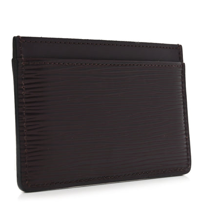 Louis Vuitton Epi Card Holder Moka 3 of 7