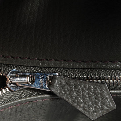 Hermes Taurillon Clemence Birkin 35 Vert de Gris 17 of 17