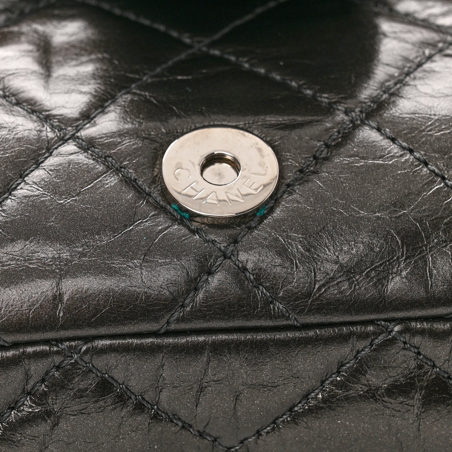 Chanel Metallic Aged Calfskin Quilted Small Chain Me Flap Black 12 of 12