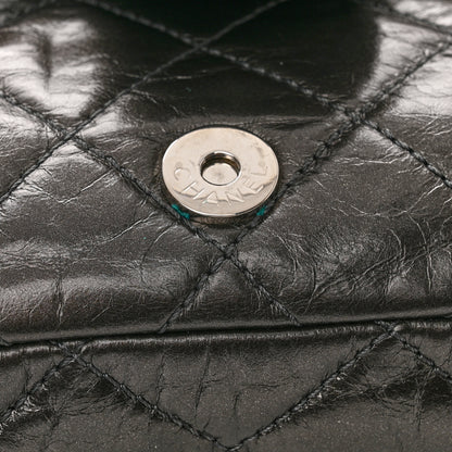 Chanel Metallic Aged Calfskin Quilted Small Chain Me Flap Black 12 of 12