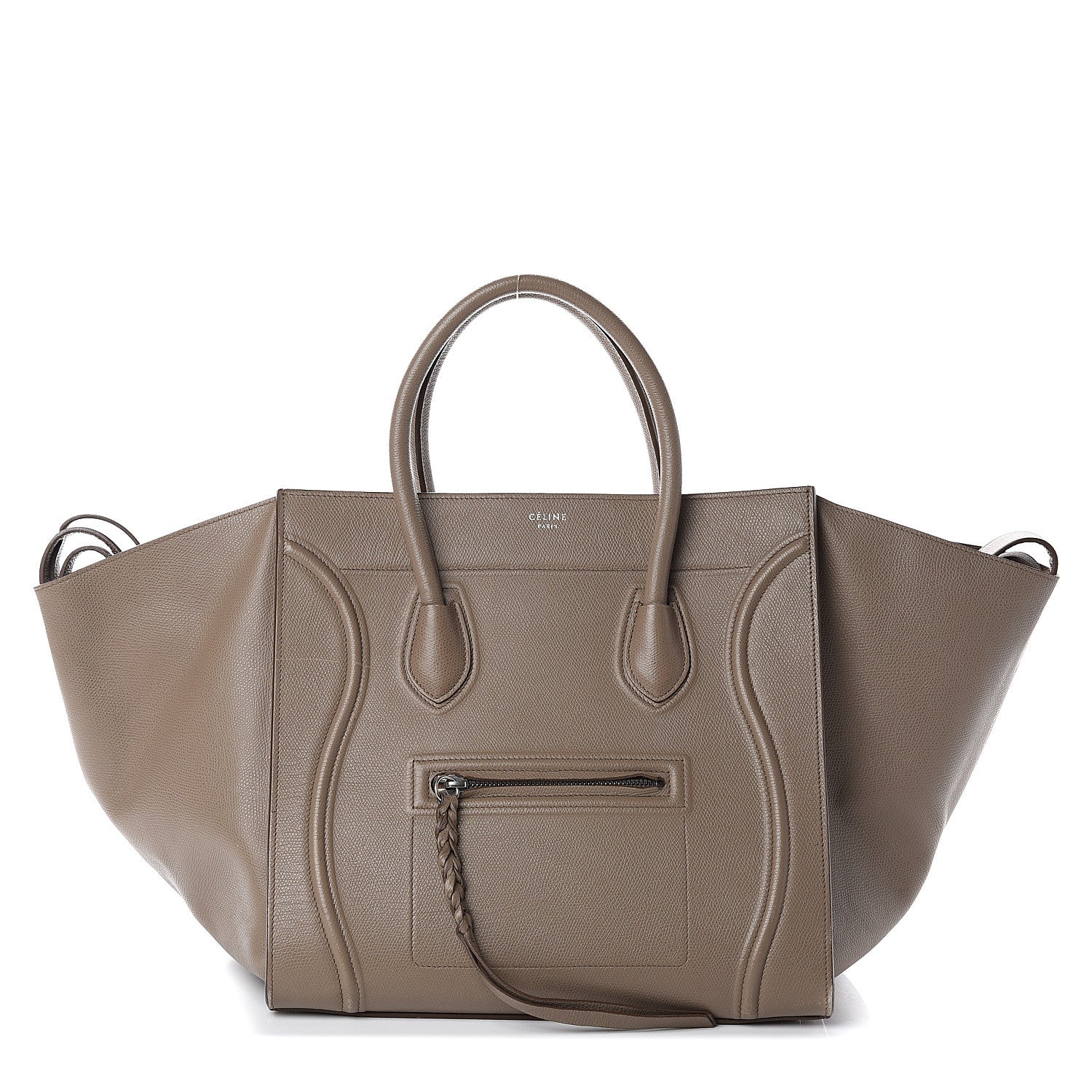 Celine Baby Grained Calfskin Mini Luggage Dune 1 of 8