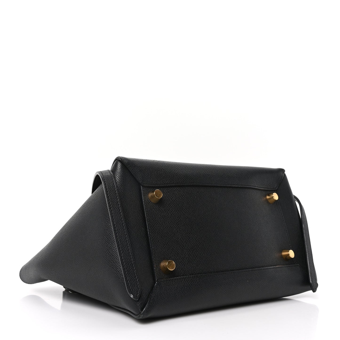 Grained Calfskin Mini Belt Bag Black