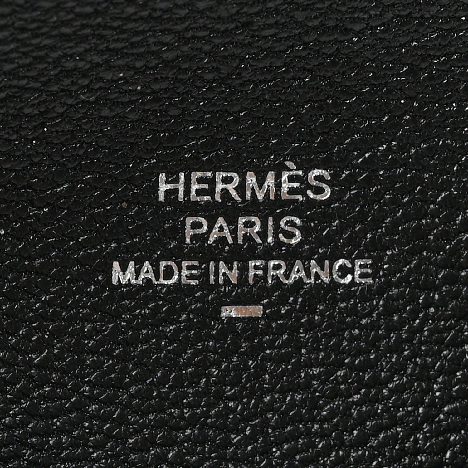 Hermes Lizard Calvi Card Case Black 6 of 6