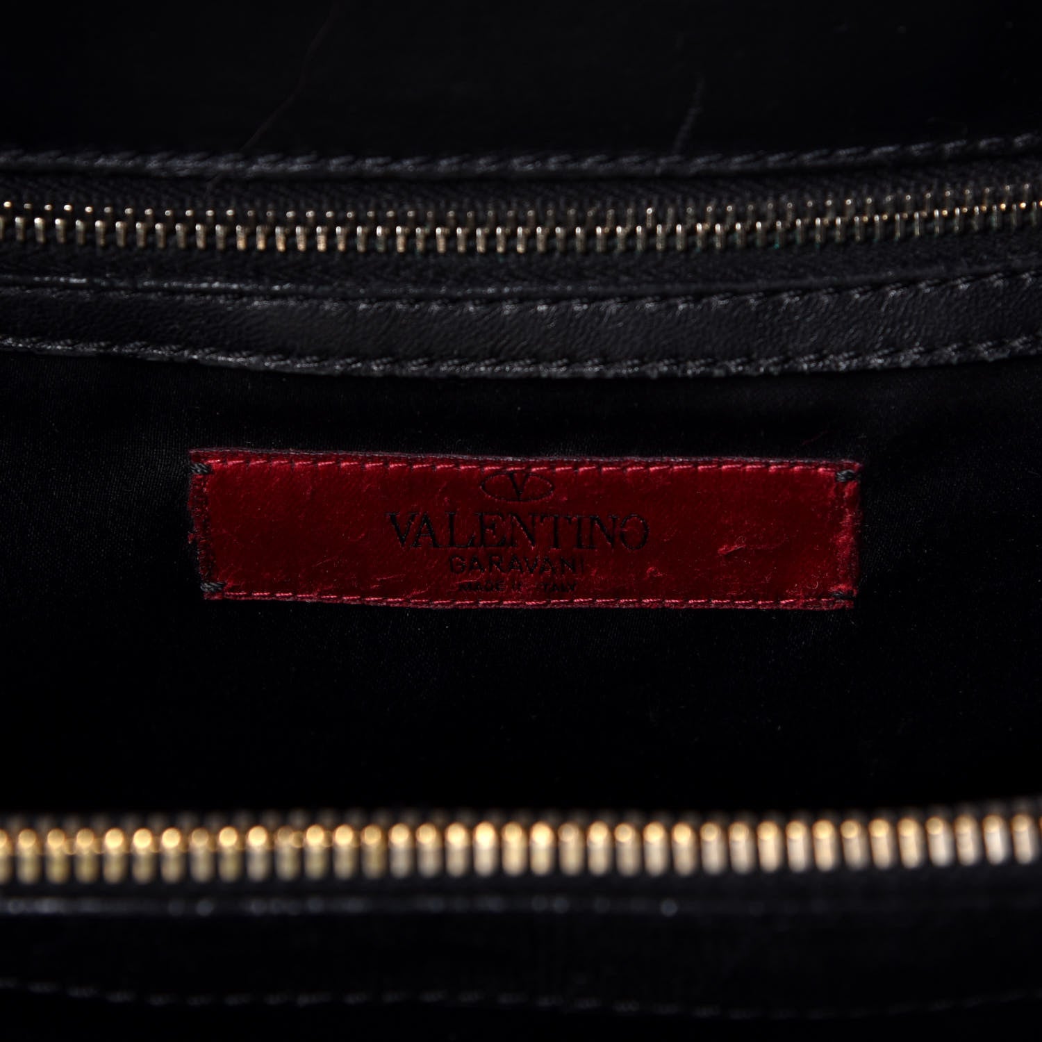 Valentino Garavani Vitello Lace Demetra Satchel Black 5 of 11