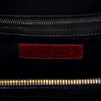 Valentino Garavani Vitello Lace Demetra Satchel Black 5 of 11