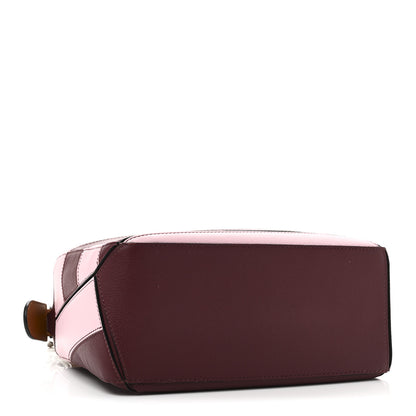Loewe Calfskin Rugby Small Puzzle Bag Wine Pastel Pink 4 of 9