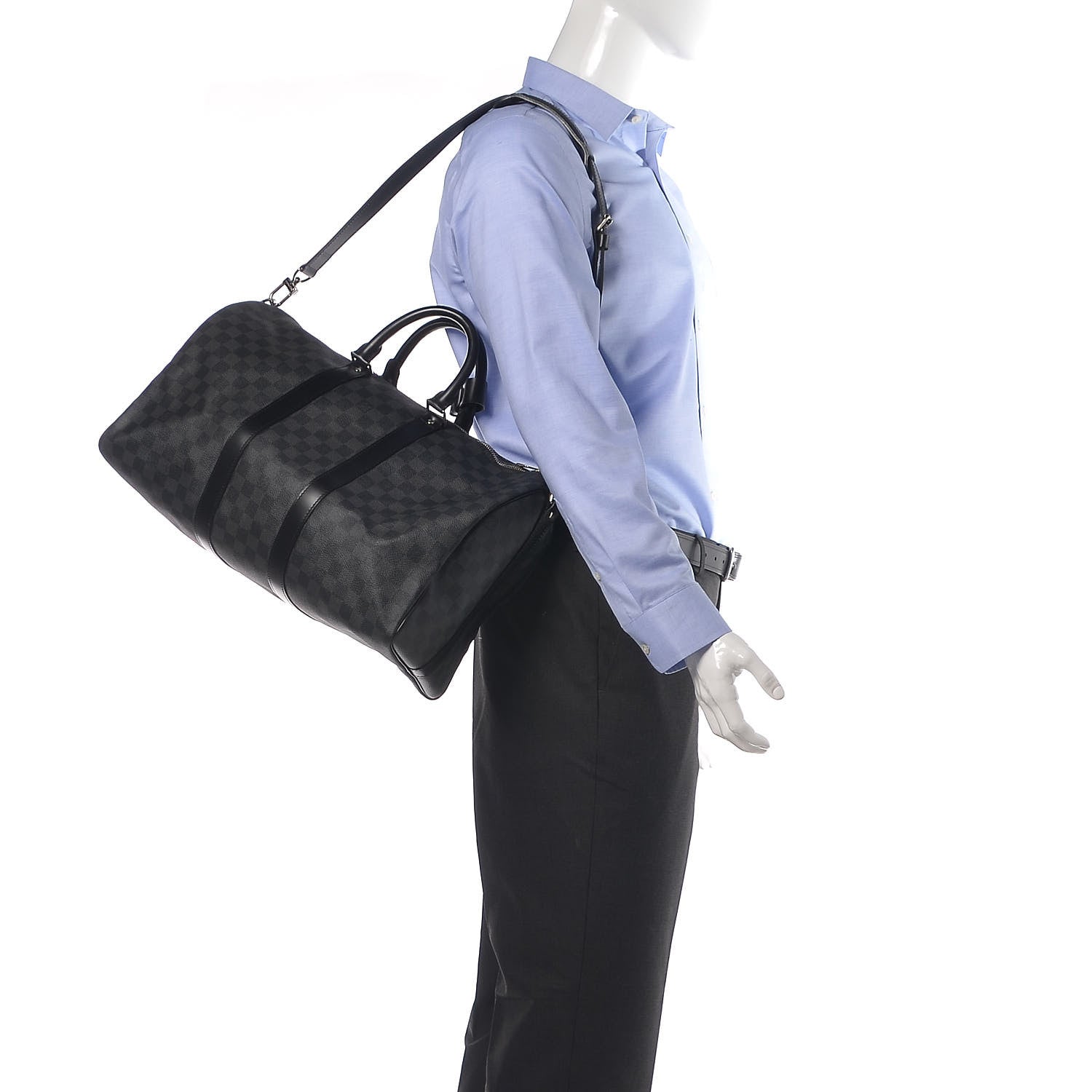 Louis Vuitton Damier Graphite Keepall Bandouliere 45 2 of 9