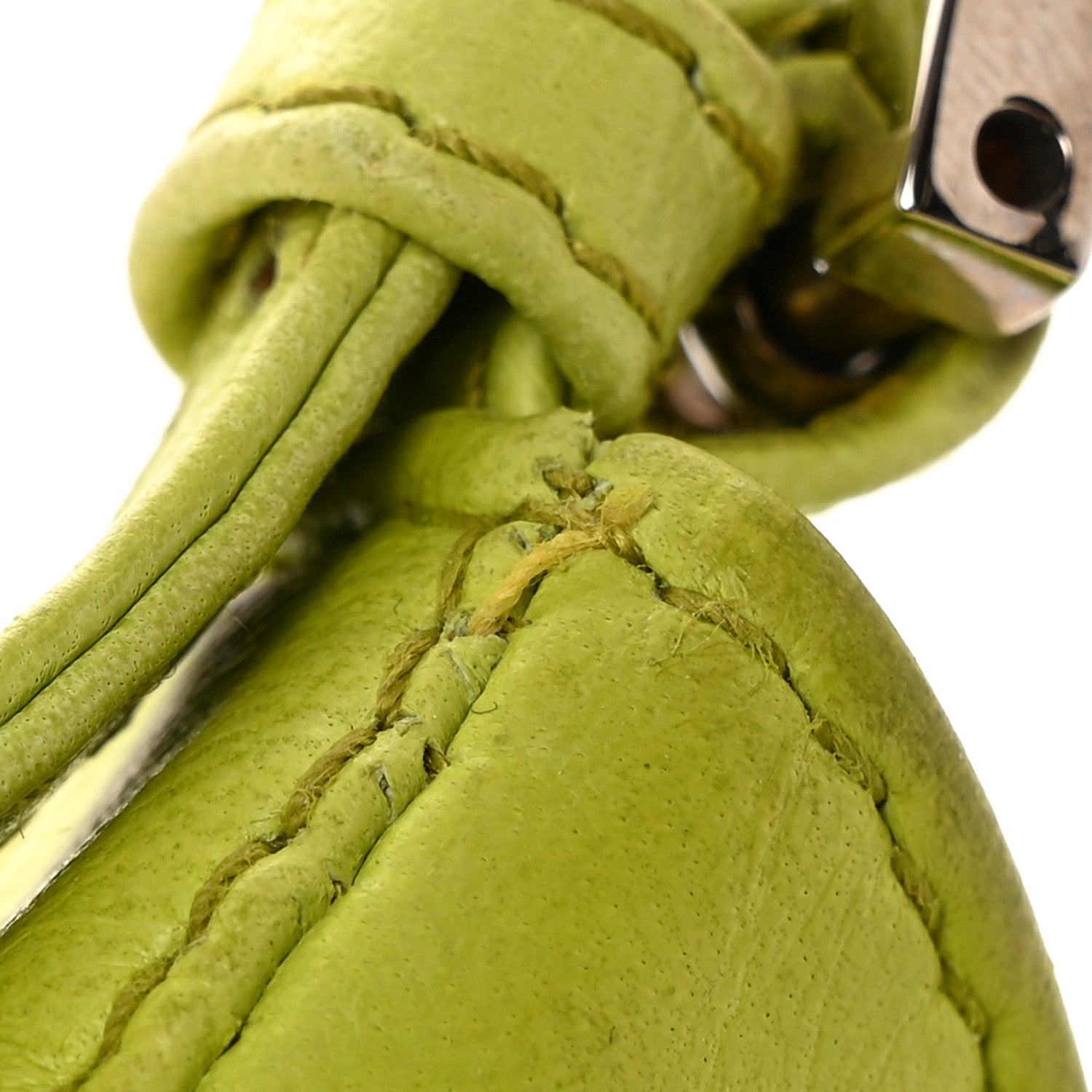 Fendi Nappa Mini Half Moon Baguette Green 12 of 12