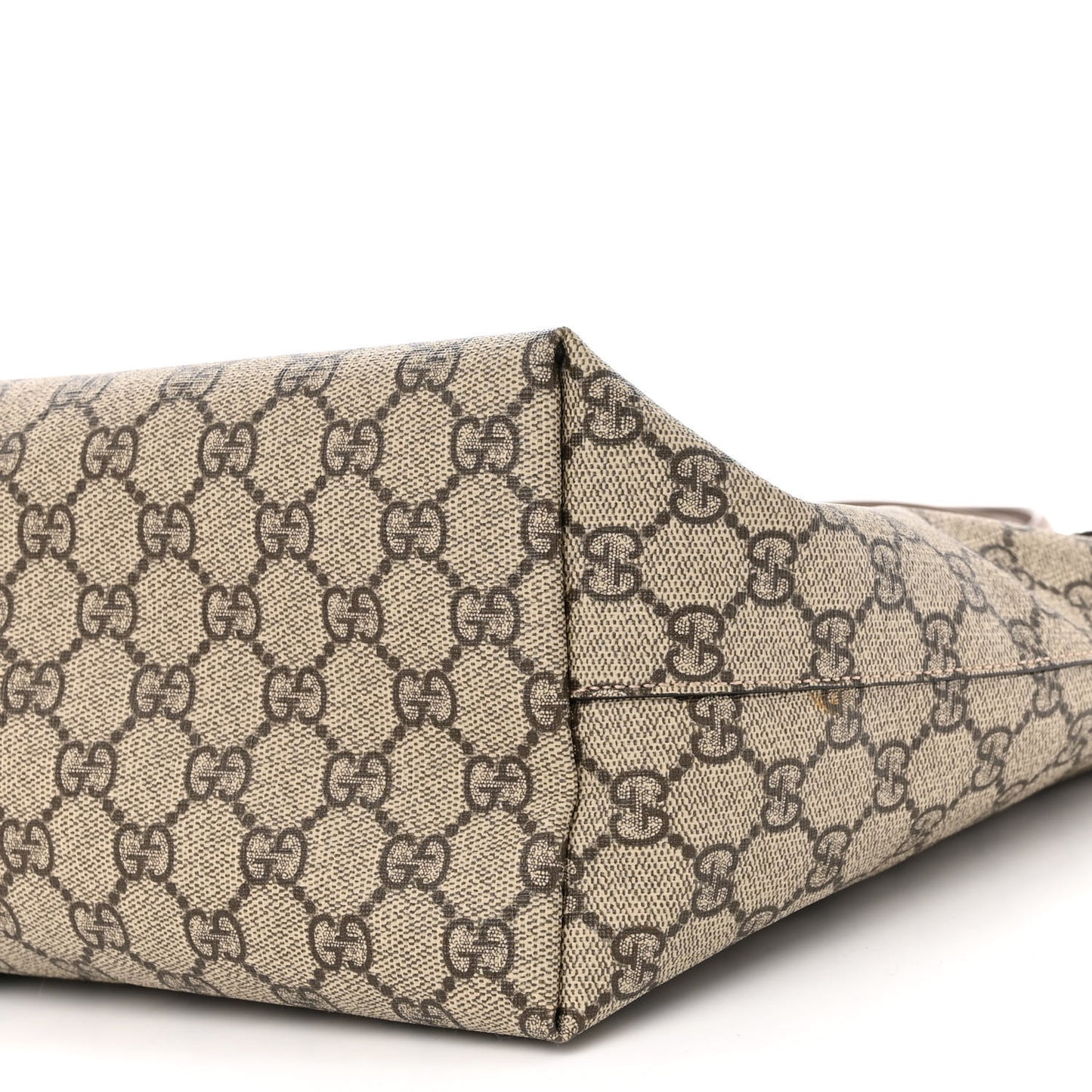 GG Supreme Monogram Medium Ophidia Shopping Tote Brown