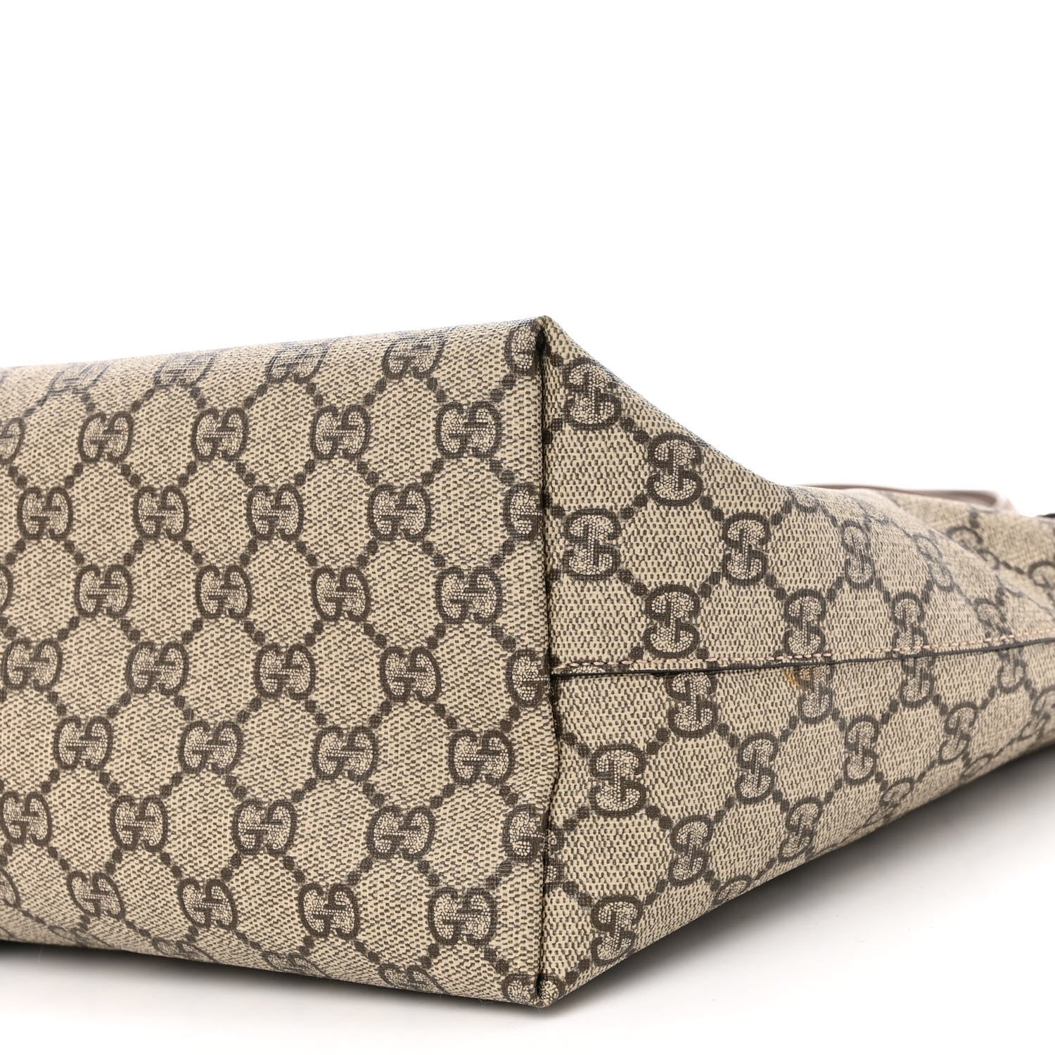 Gucci GG Supreme Monogram Medium Ophidia Shopping Tote Brown 9 of 9