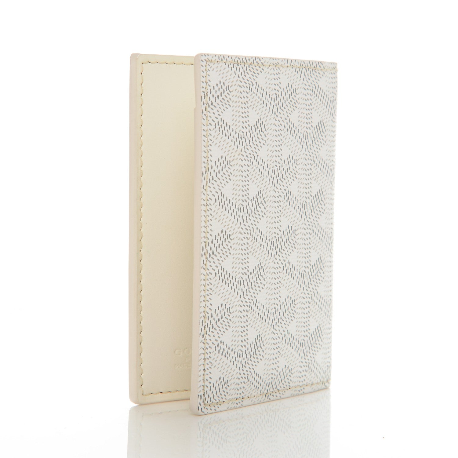 Goyard Goyardine Saint Marc Folding Card Case White 3 of 6