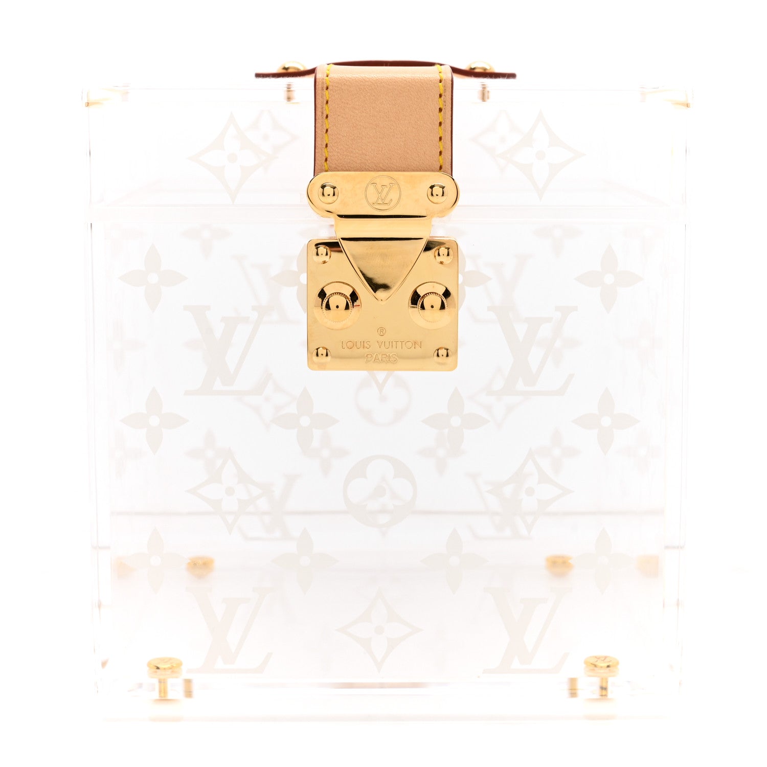 Louis Vuitton Transparent Plexiglass Cube Scott Box 1 of 8