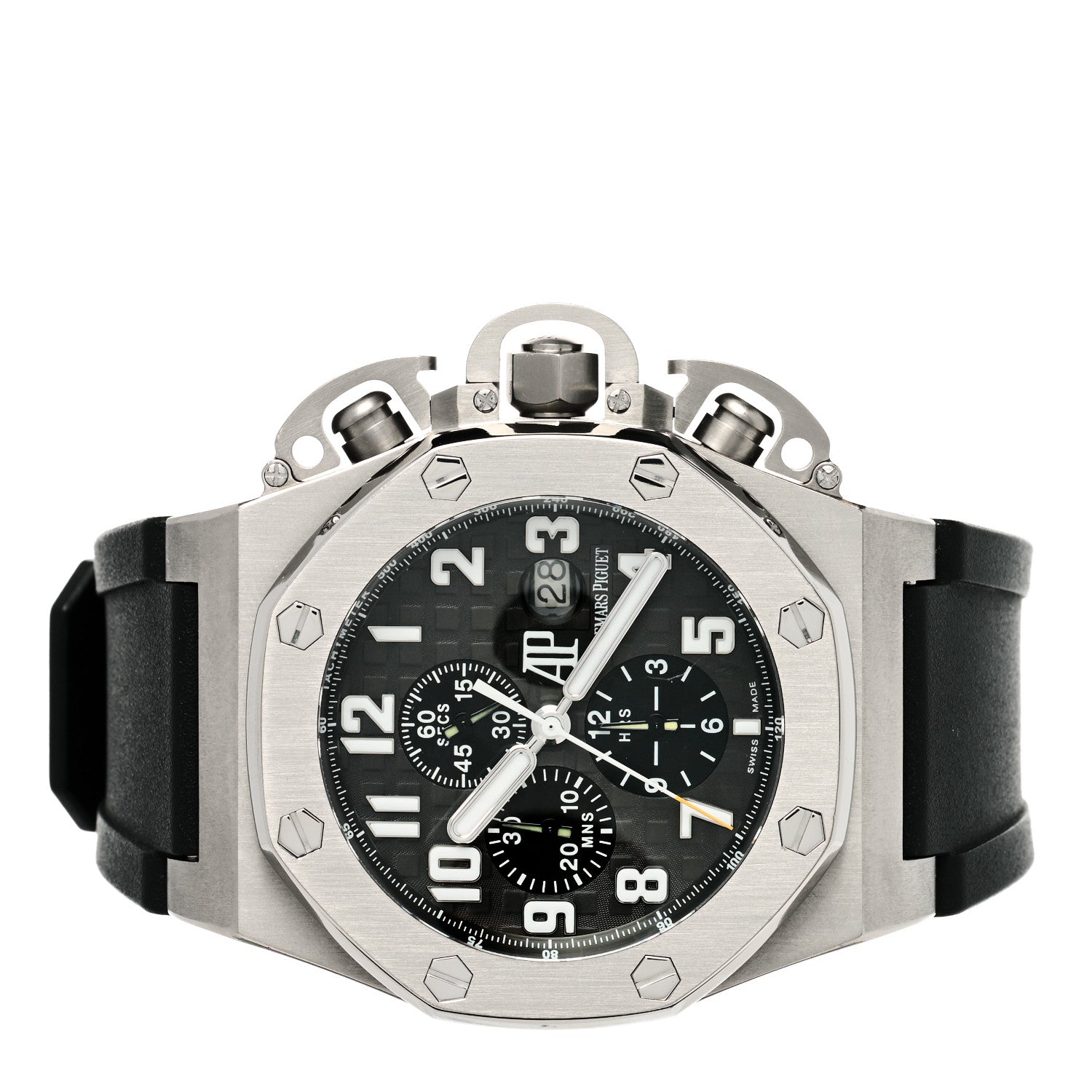 Audemars Piguet Titanium Rubber 48mm Royal Oak Offshore Terminator T3 Chronograph Automatic Watch Black 25863TI.OO.A001CU.01 2 of 4