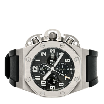 Audemars Piguet Titanium Rubber 48mm Royal Oak Offshore Terminator T3 Chronograph Automatic Watch Black 25863TI.OO.A001CU.01 2 of 4