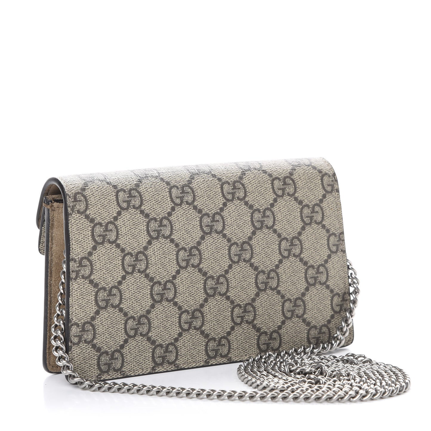 GG Supreme Monogram Super Mini Dionysus Shoulder Bag Taupe