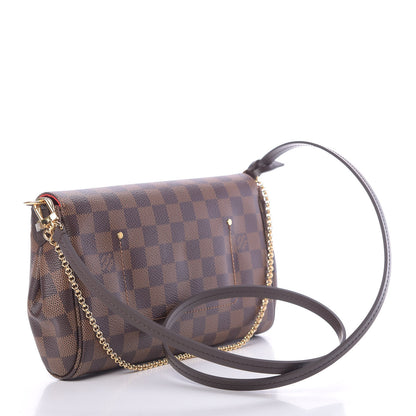 Louis Vuitton Damier Ebene Favorite MM 3 of 11