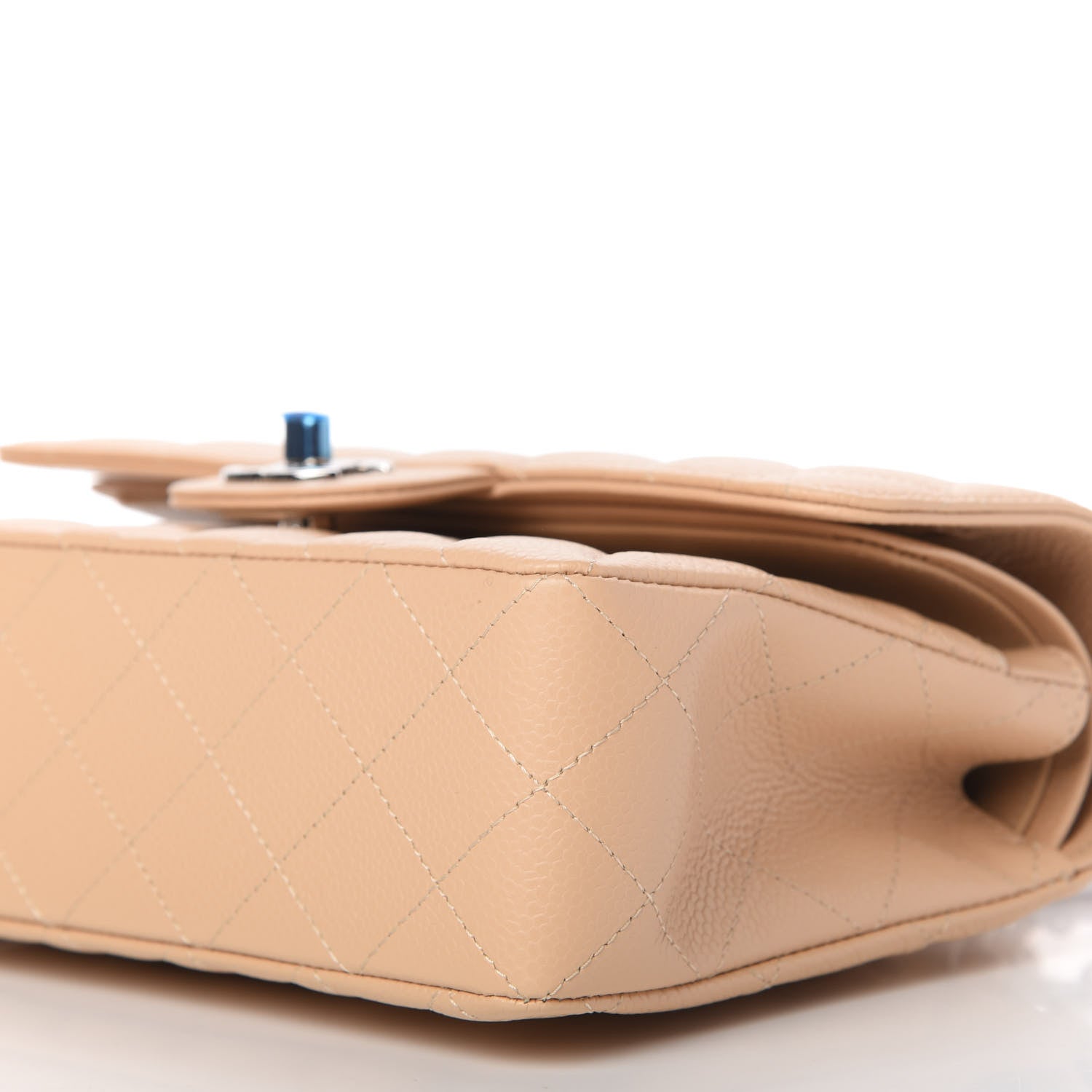Chanel Caviar Quilted Small Double Flap Beige 7 of 11