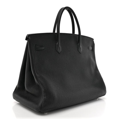 Hermes Taurillon Clemence Birkin 40 Black 3 of 14