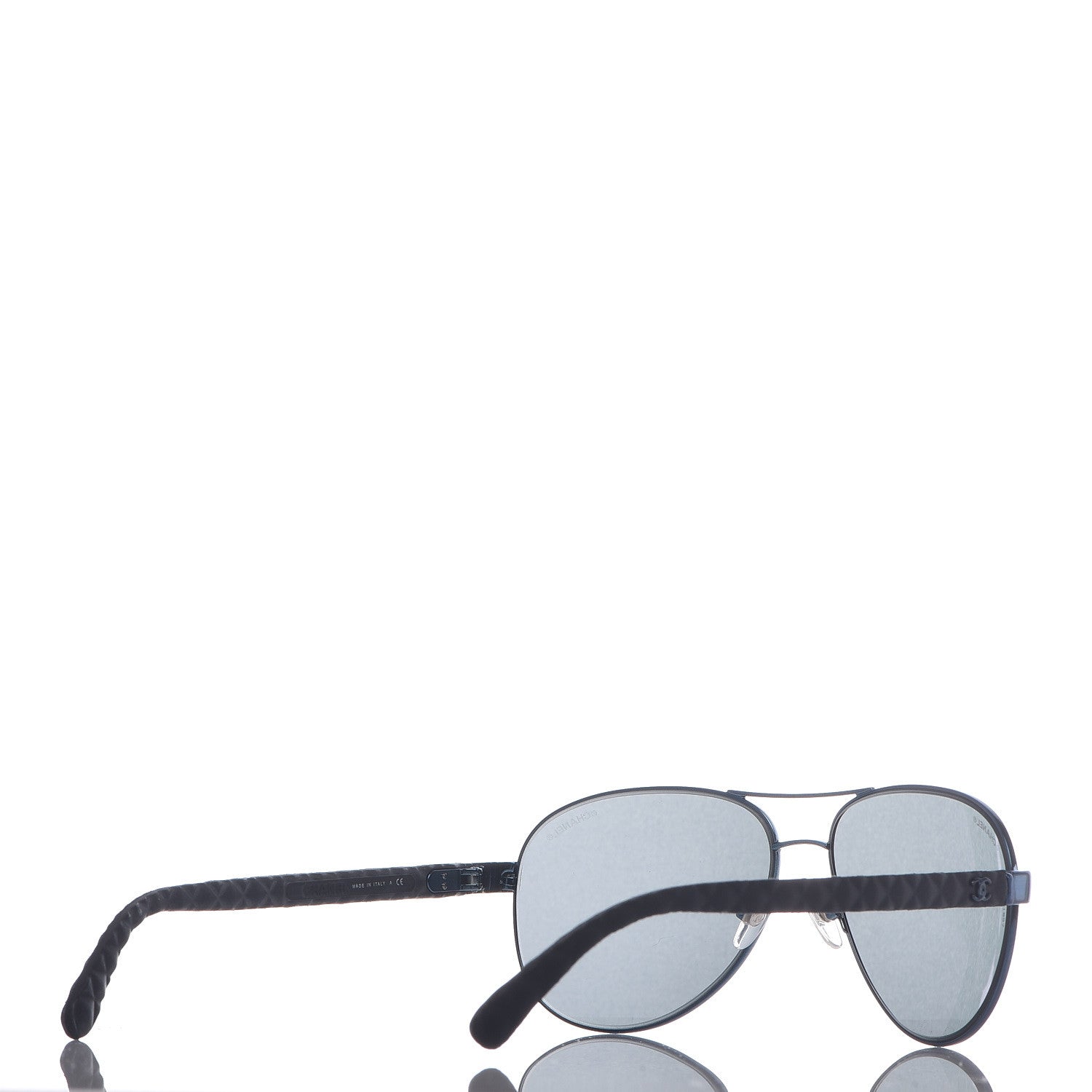 Chanel Pilot Summer Aviator Sunglasses 4204-Q Blue 4 of 8