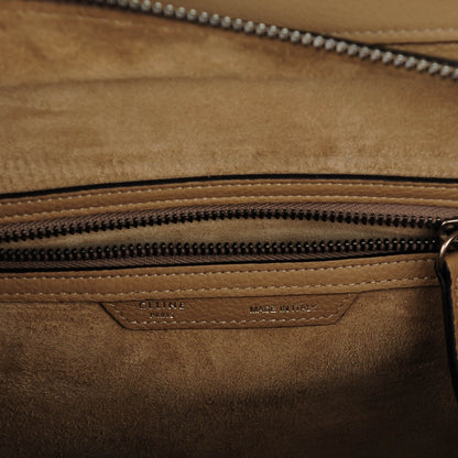 Celine Drummed Calfskin Micro Luggage Dune 7 of 8