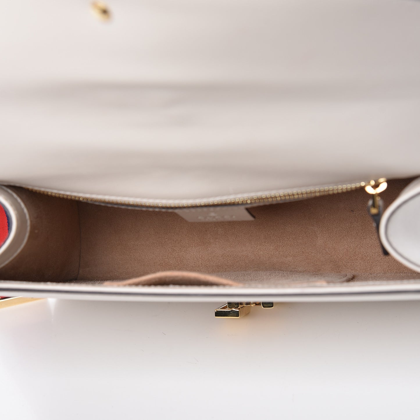 Calfskin Small Sylvie Shoulder Bag Off White