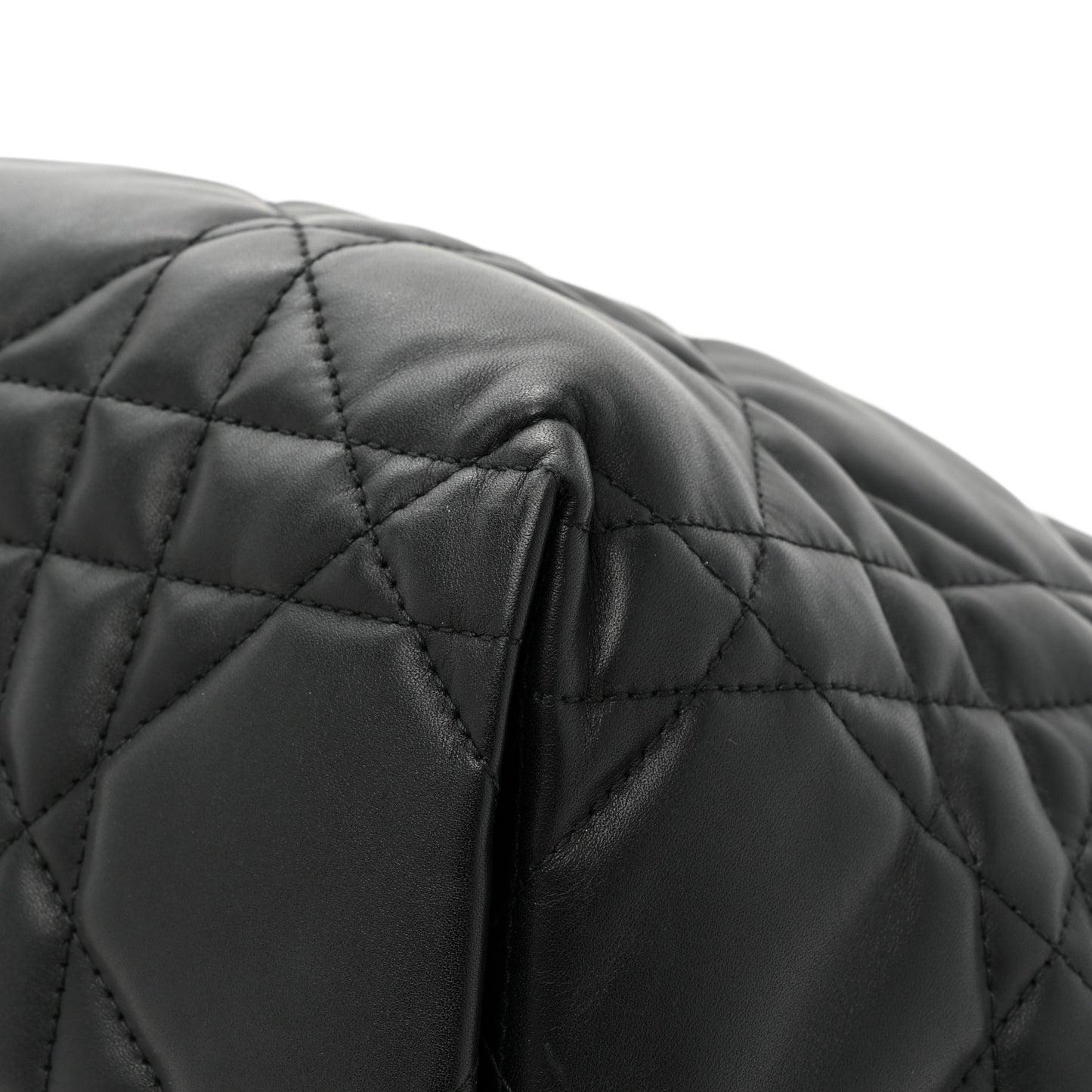 Calfskin Macrocannage Large Toujours Black