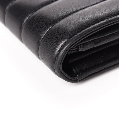 Saint Laurent Lambskin Matelasse Monogram Large Vicky Continental Wallet Black 11 of 11
