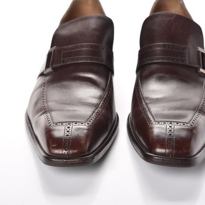 Louis Vuitton Mens Calfskin Brogues Loafers 10.5 Brown 13 of 13