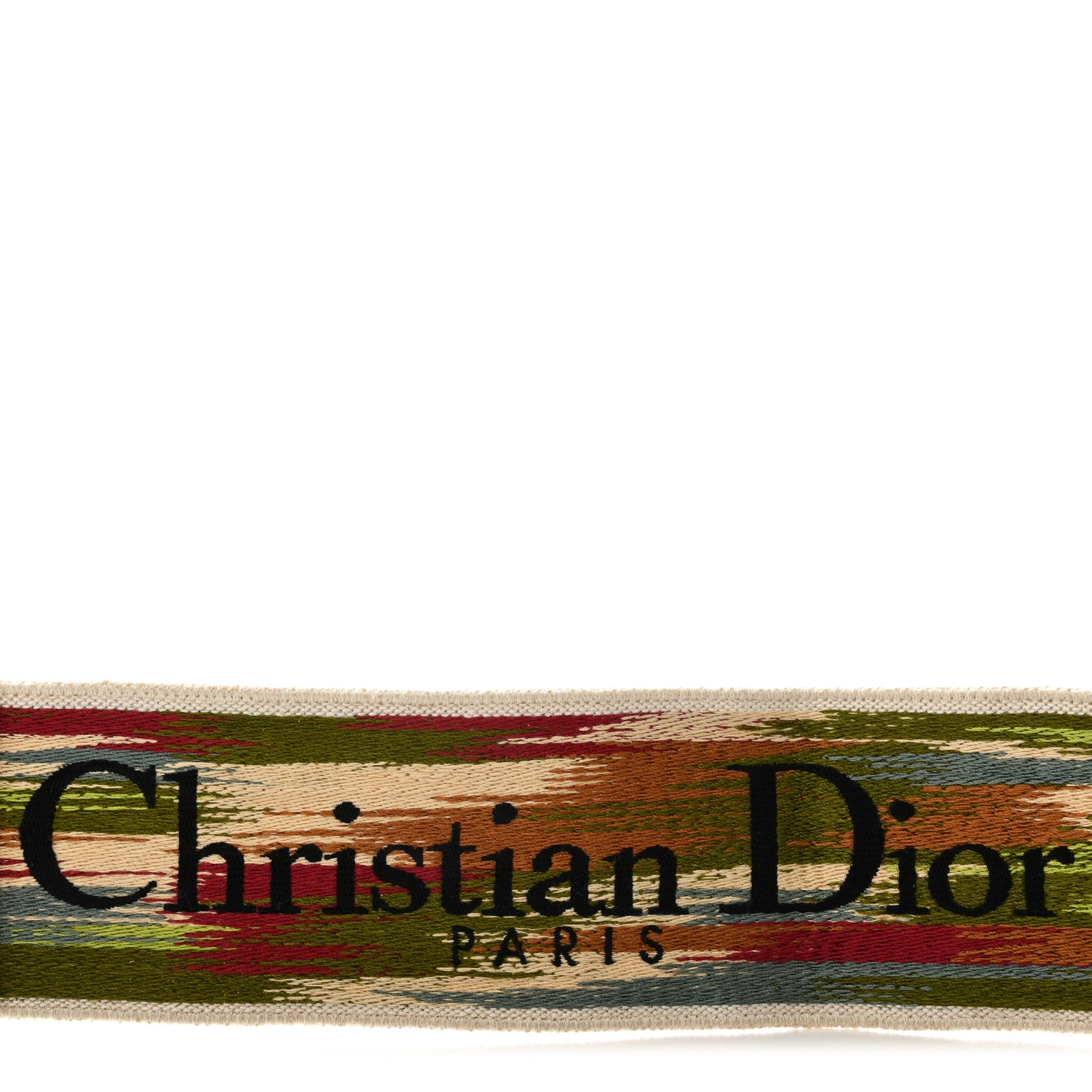 Christian Dior Canvas Embroidered Toile de Jouy Shoulder Strap White Multicolor 3 of 5