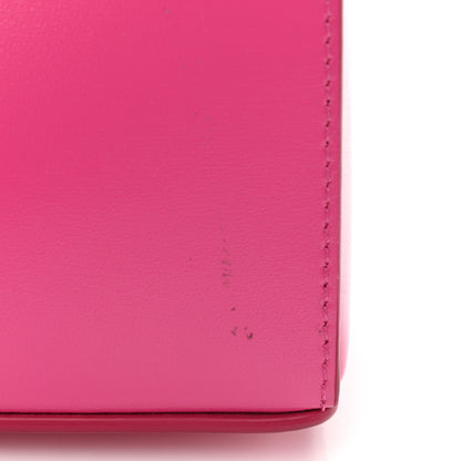 Givenchy Box Calfskin Mini Cut Out Shoulder Bag Neon Pink 12 of 12