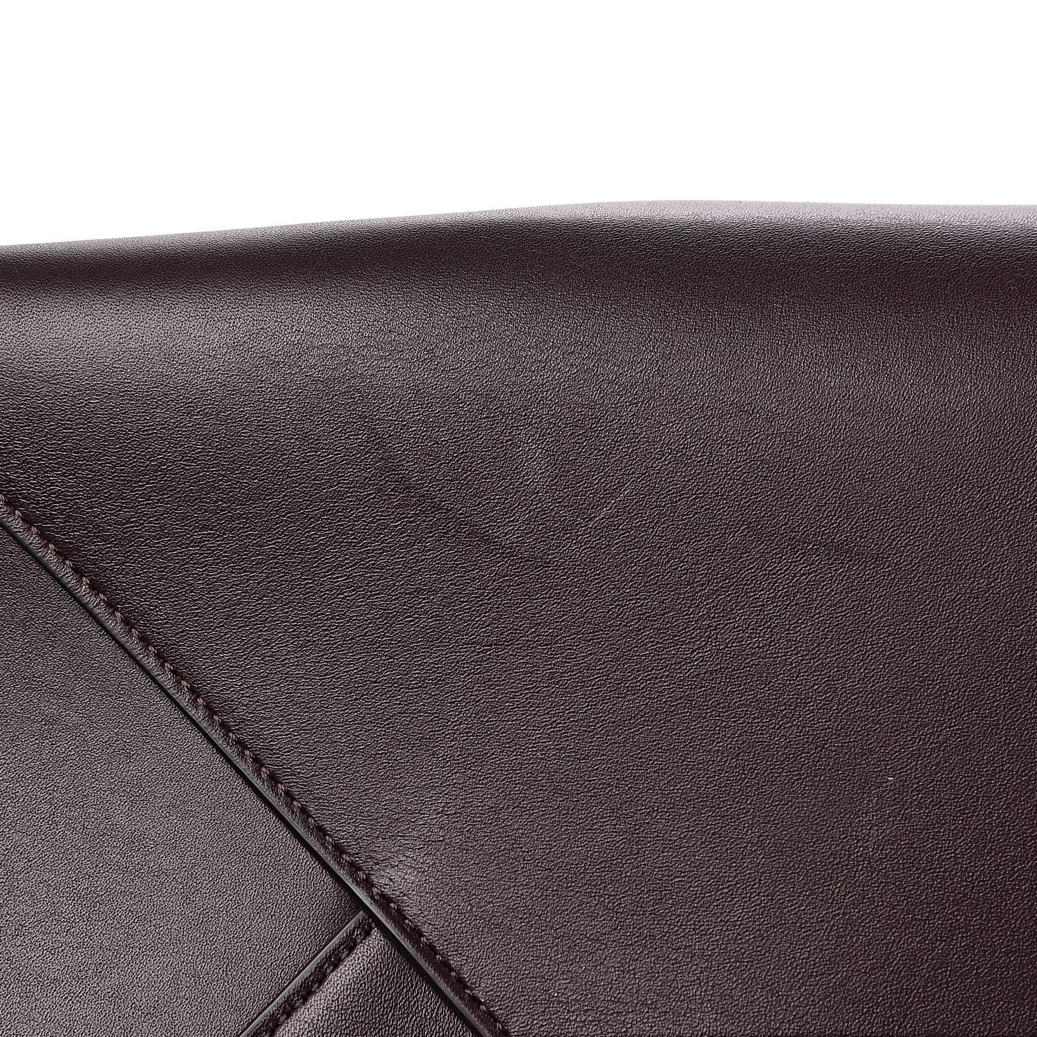 Celine Soft Calfskin Medium Belt Cabas Phantom Burgundy 10 of 11