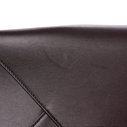 Celine Soft Calfskin Medium Belt Cabas Phantom Burgundy 10 of 11