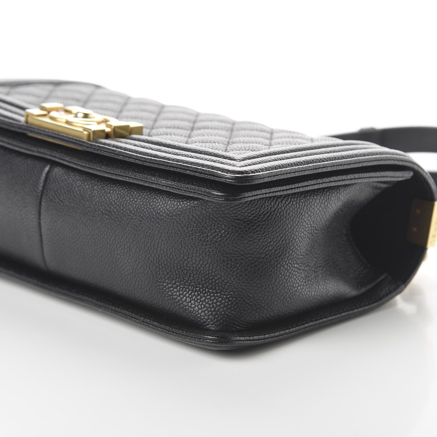 Chanel Caviar Quilted Medium Boy Flap Black 7 of 10