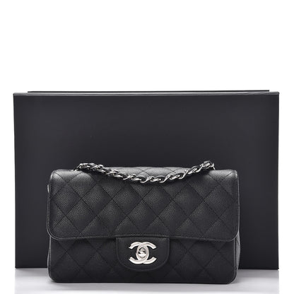 Chanel Caviar Quilted Mini Rectangular Flap Black 8 of 8