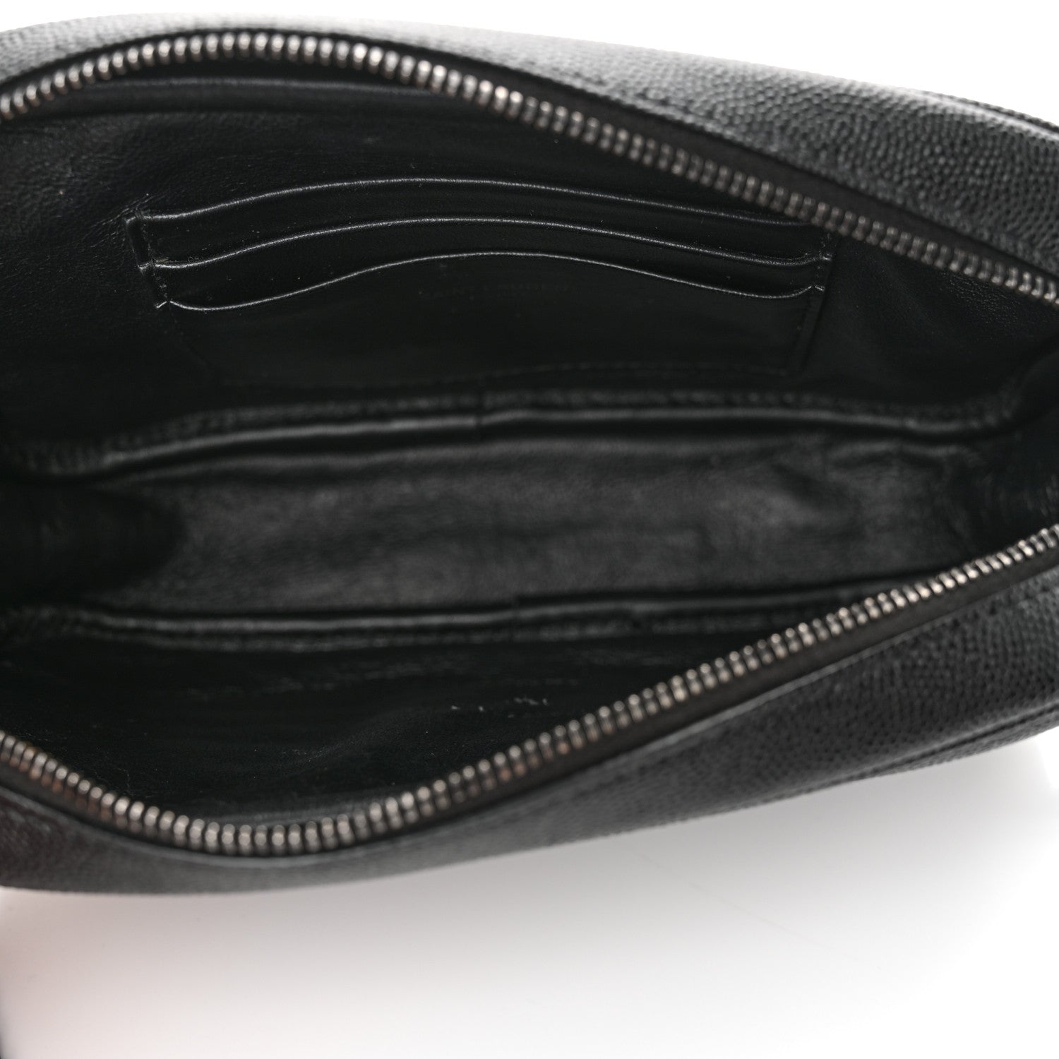 Saint Laurent Grain De Poudre Matelasse Monochrome Monogram Mini Lou Camera Bag Black 5 of 10