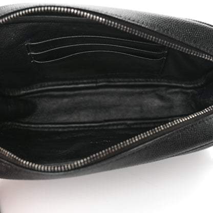 Saint Laurent Grain De Poudre Matelasse Monochrome Monogram Mini Lou Camera Bag Black 5 of 10