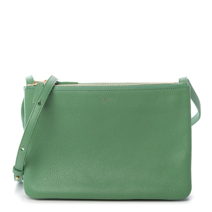Celine Goatskin Small Trio Crossbody Bag Palm 1 of 8