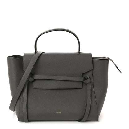 Celine Grained Calfskin Mini Belt Bag Grey 1 of 10