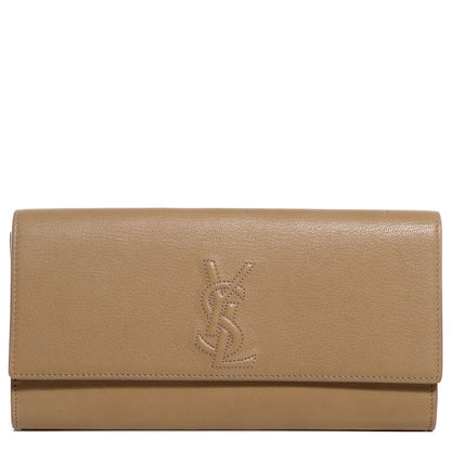 Saint Laurent Chevre Small Belle de Jour Clutch Beige 1 of 7