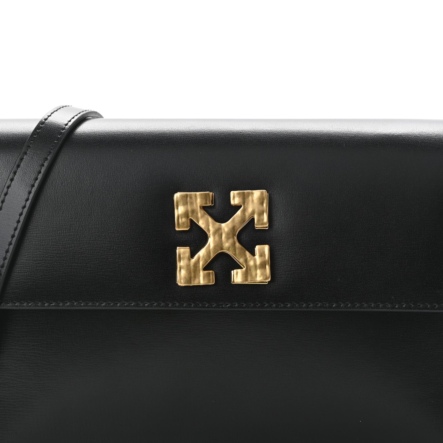 Calfskin Jitney 2.0 Crossbody Bag Black