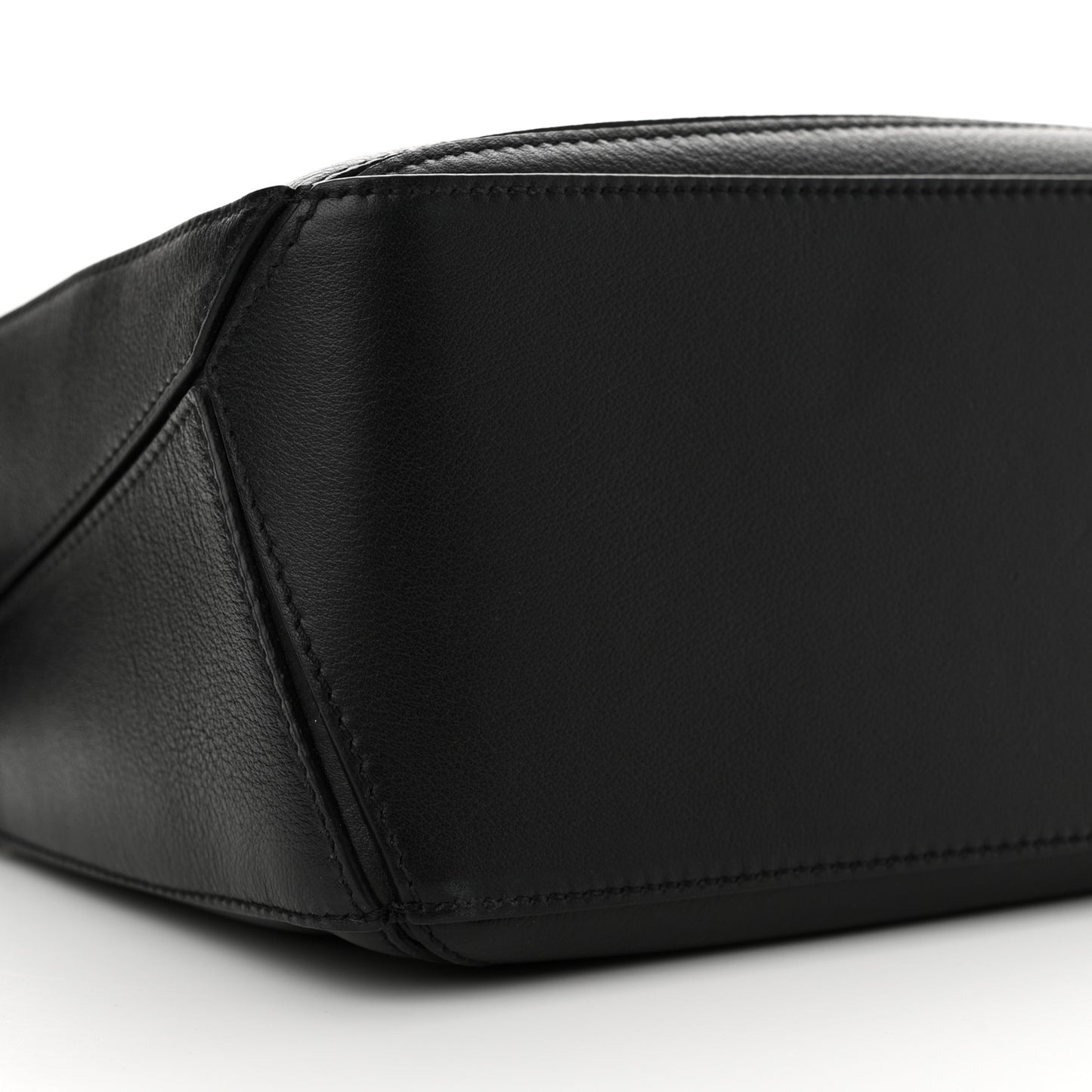 Calfskin Small Puzzle Bag Black