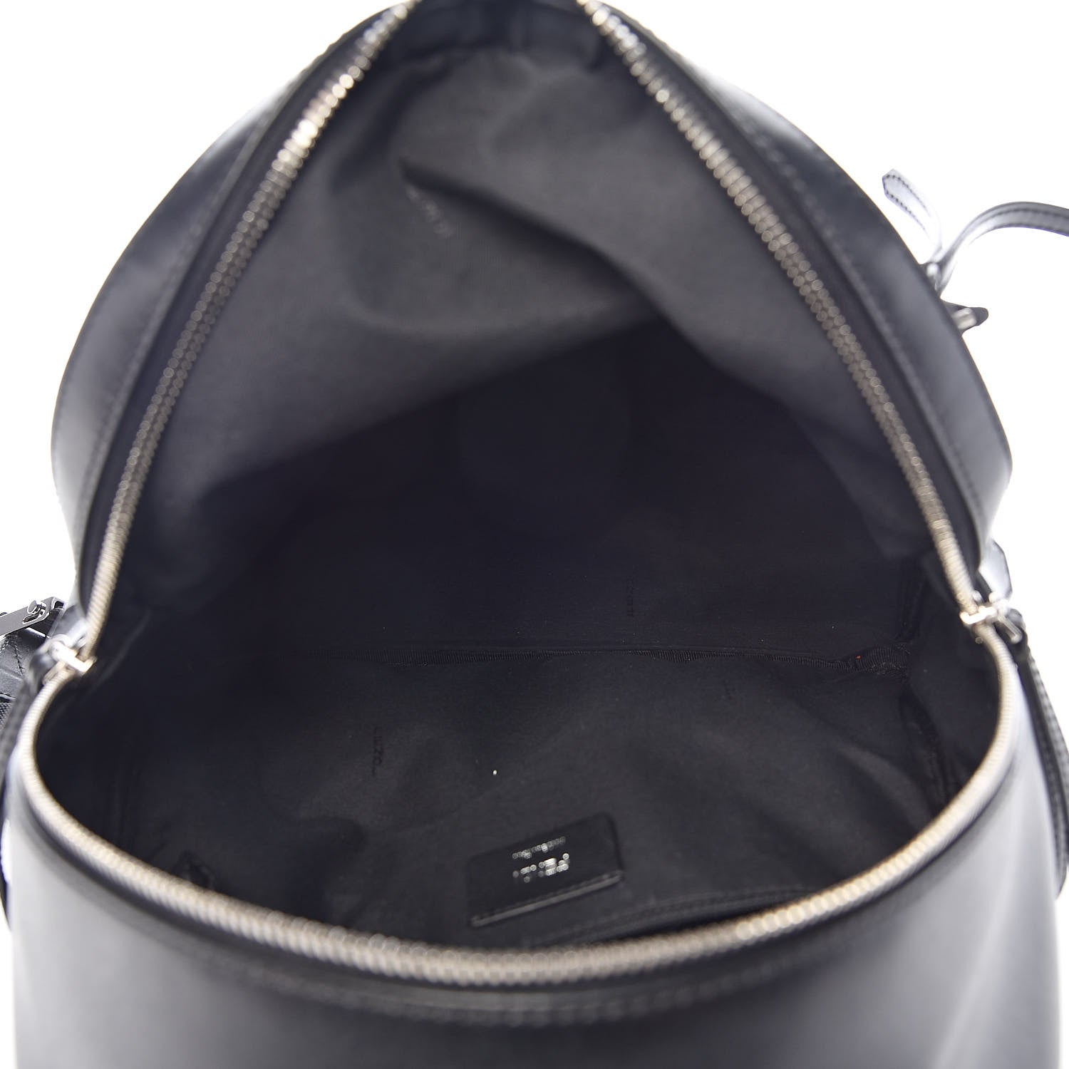 Fendi Nylon Vitello Liberty Sequin Fun Fair Embroidered Backpack Black 5 of 11