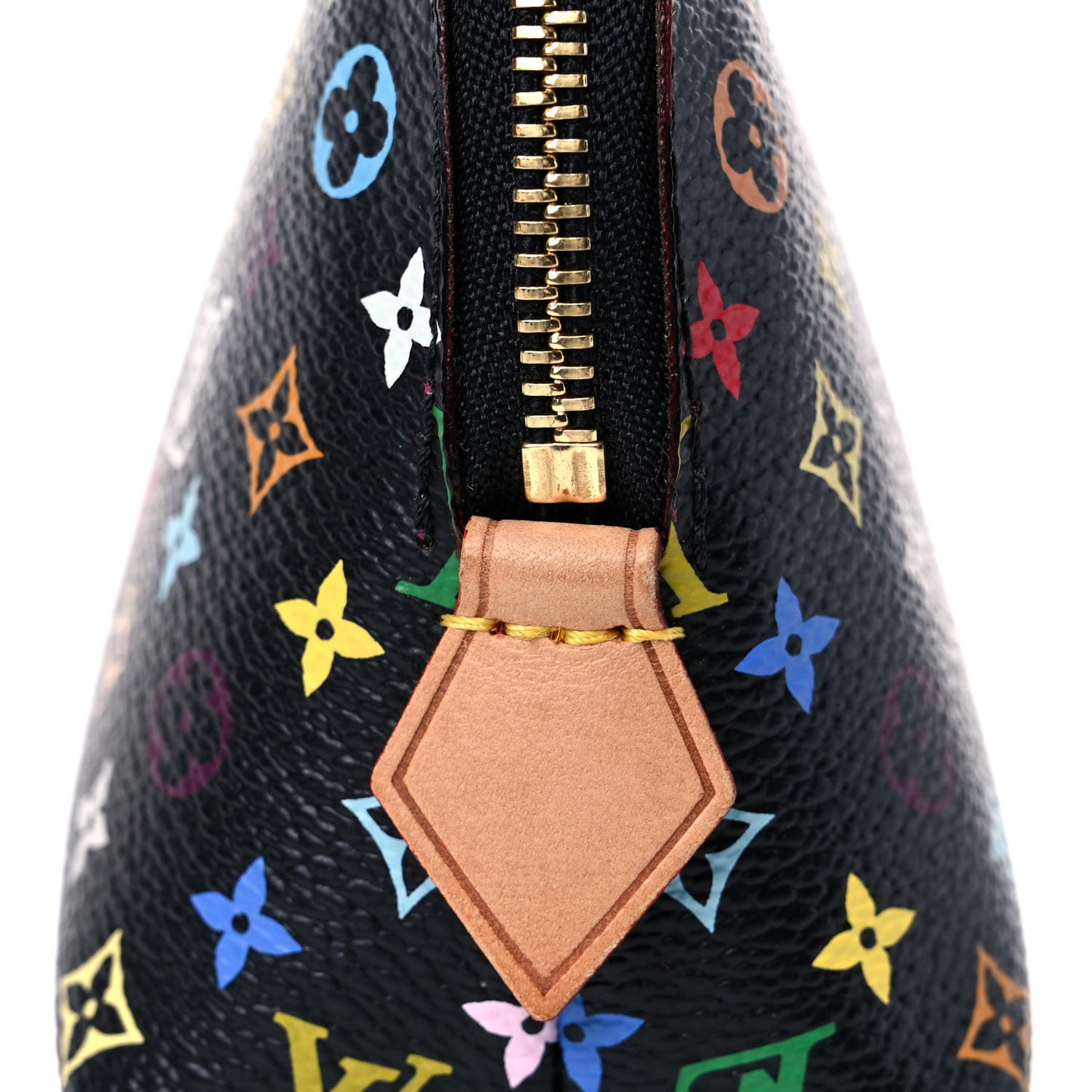 Monogram Multicolor Cosmetic Pouch Black Grenade