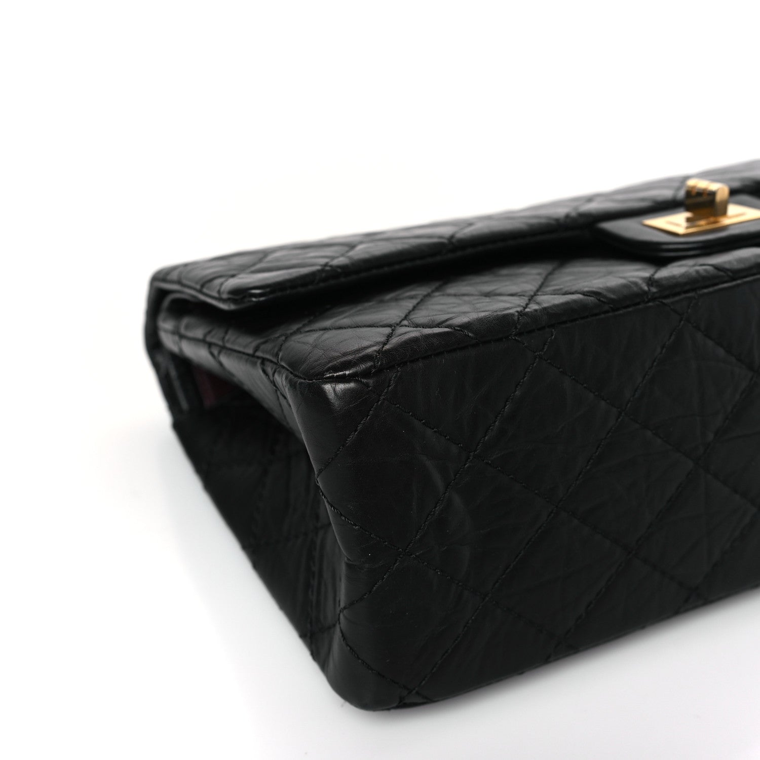 Chanel Aged Calfskin Quilted 2.55 Reissue 226 Flap Black 8 of 10